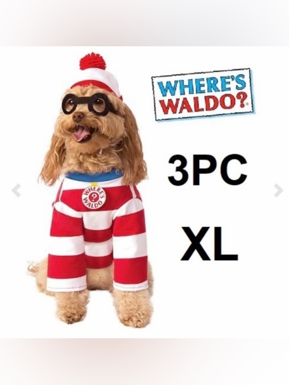 Where’s Waldo Dog Halloween Costume